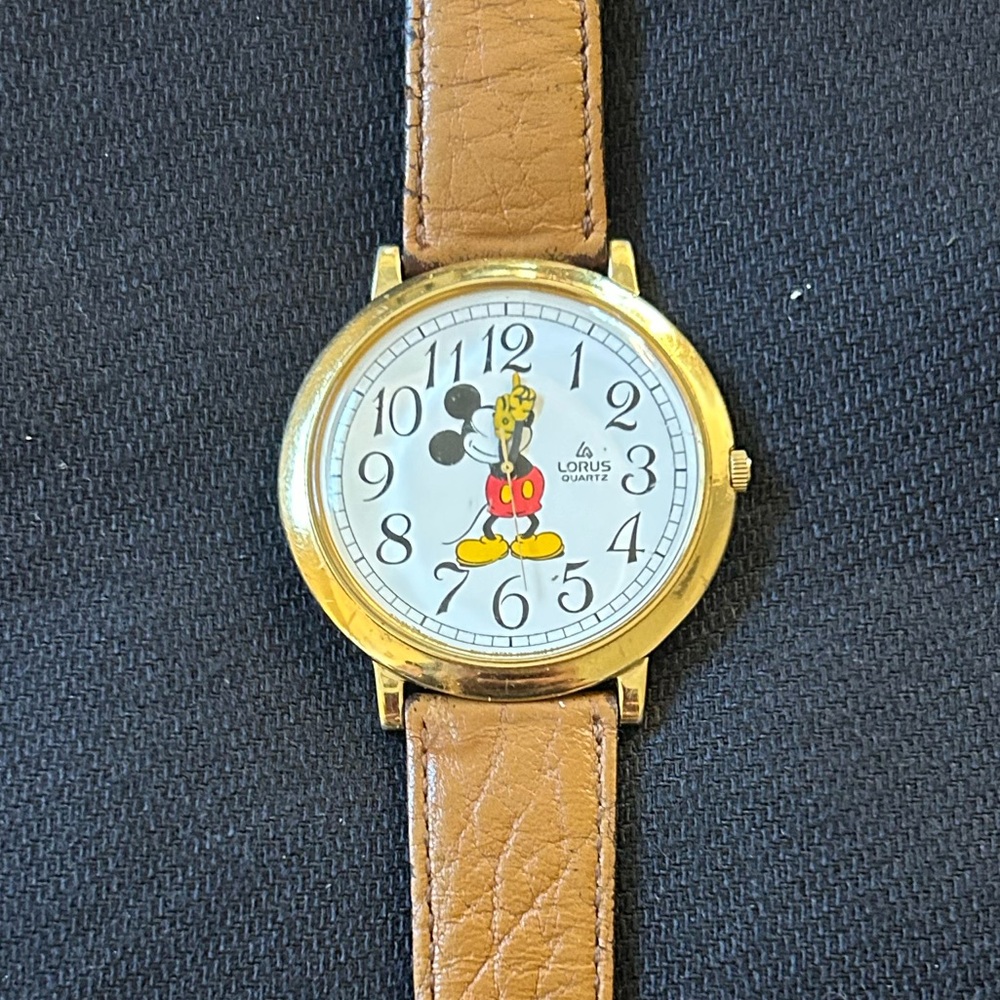 Vintage Large Mickey Mouse Watch